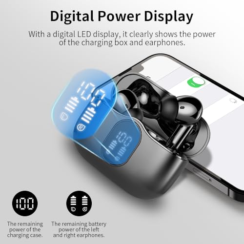 Bluetooth Headphones with 4 Mics and Touch Control