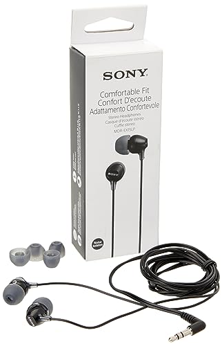 Sony MDR-EX15LPB Closed In-Ear Headphones - Black