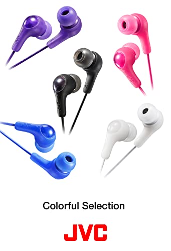 JVC Gumy HAFX7V Powerful Comfortable In-Ear Headphones Purple