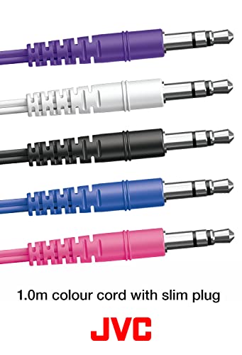 JVC Gumy HAFX7V Powerful Comfortable In-Ear Headphones Purple