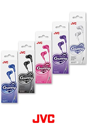 JVC Gumy HAFX7V Powerful Comfortable In-Ear Headphones Purple