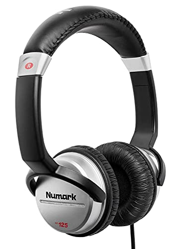 Numark HF125 Ultra-Portable DJ Headphones with Cable