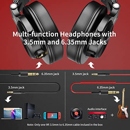 Professional Over-Ear Headphones with Stereo Bass Sound