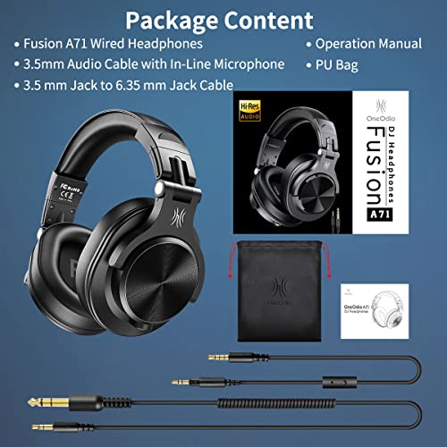 OneOdio Over-Ear DJ Headphones with Cable