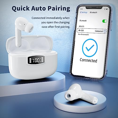 Wireless Bluetooth Earbuds with Noise Cancellation