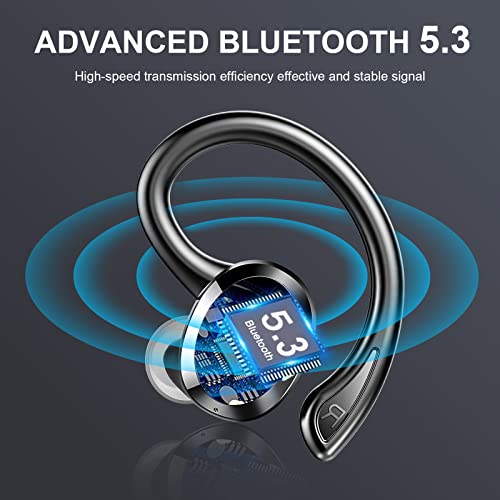 Bluetooth Sports Earbuds with HD Mic and Noise Cancelling