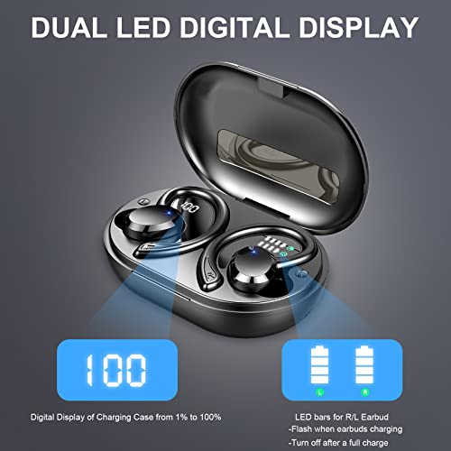 Bluetooth Sports Earbuds with HD Mic and Noise Cancelling