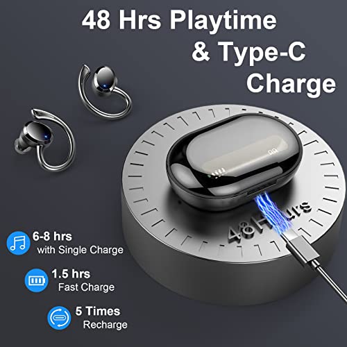 Bluetooth Sports Earbuds with HD Mic and Noise Cancelling