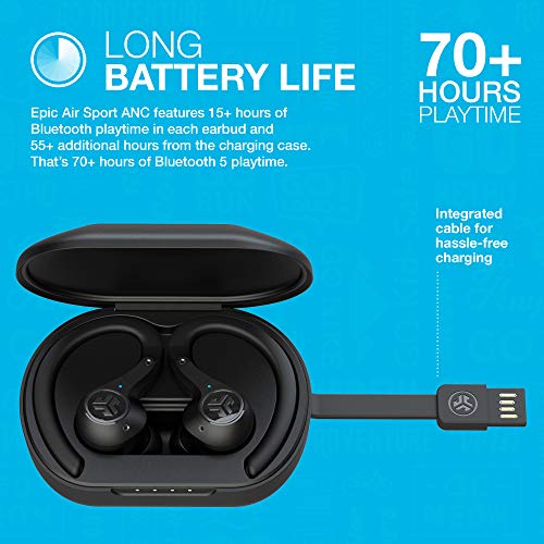 JLab Epic Air Sport ANC Wireless Earbuds