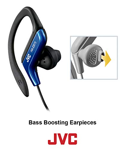 JVC HAEB75B Black Sports Clip Headphones