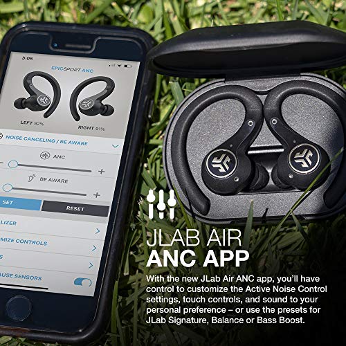 JLab Epic Air Sport ANC Wireless Earbuds