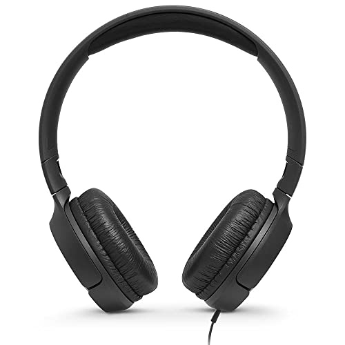JBL Tune500 Lightweight Foldable On-Ear Headphones - Black