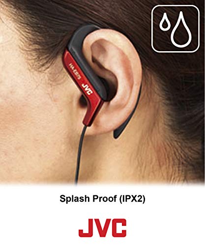 JVC HAEB75B Black Sports Clip Headphones