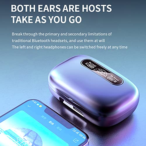 Bluetooth 5.3 Deep Bass Wireless Earbuds with Mic