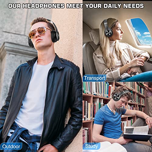 Moobesthy Wireless Over-Ear Bluetooth Headphones
