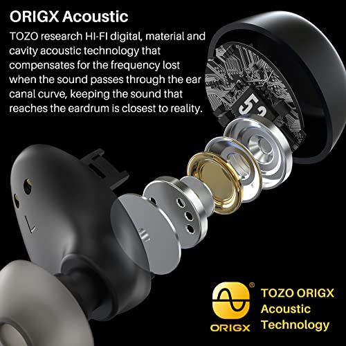 TOZO A1 Wireless Bluetooth Earbuds with Touch Control