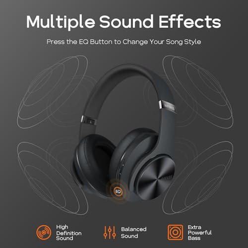 DOQAUS Bluetooth Over-Ear Headphones with EQ Modes