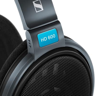 Sennheiser HD600 Open-Back Stereo Headphones, Blue