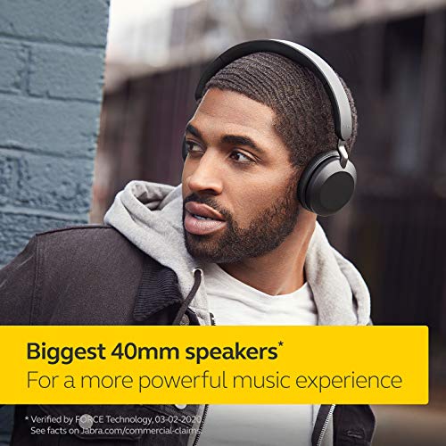 Jabra Elite 45h Wireless On-Ear Headphones - Black
