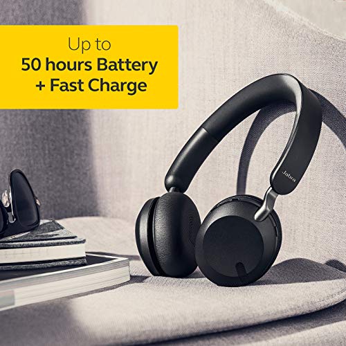 Jabra Elite 45h Wireless On-Ear Headphones - Black