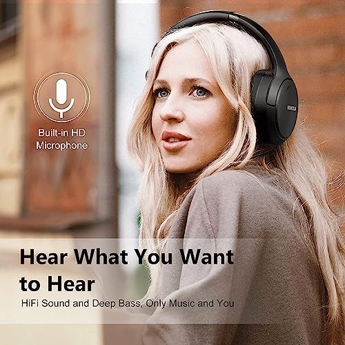 RUNOLIM Wireless Over-Ear Headphones with Noise Canceling
