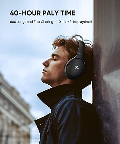 Infurture Wireless Noise Cancelling Headphones with Microphone