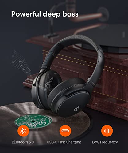 Infurture Wireless Noise Cancelling Headphones with Microphone