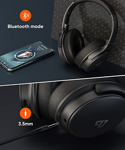 Infurture Wireless Noise Cancelling Headphones with Microphone