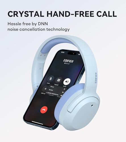 Edifier W820NB Plus Noise Cancelling Headphones - Blue