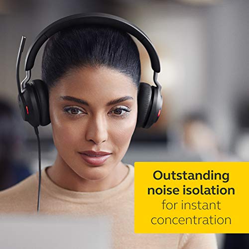 Jabra Evolve2 40 UC Stereo Headset - Black