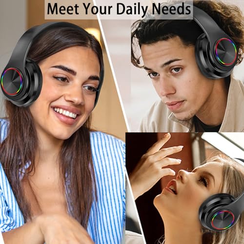BSWL Wireless Bluetooth 5.0 HiFi Over-Ear Headphones