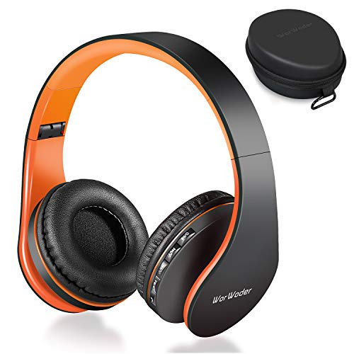 Wireless Over Ear Stereo Headphones with Mic