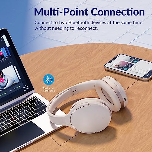 TONEMAC H3 Bluetooth Over-Ear Headphones with Hi-Res Sound