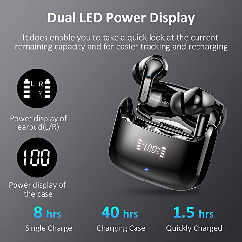 Wireless Bluetooth 5.3 Noise Cancelling Earbuds