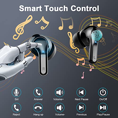 Wireless Bluetooth 5.3 Noise Cancelling Earbuds