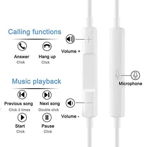 iPhone Wired In-Ear Headphones with Mic