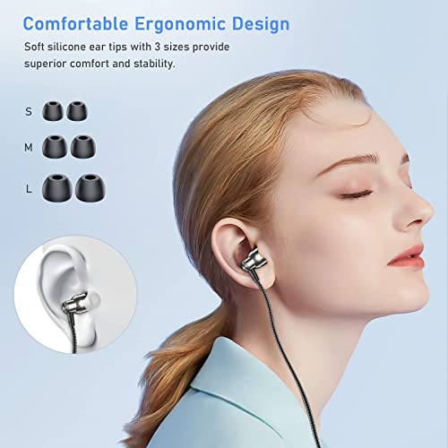 BluKar Wired In-Ear Headphones with High Sensitivity Microphone