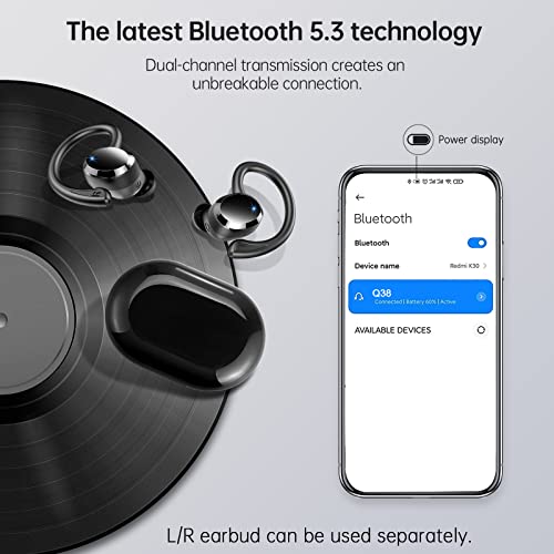 Wireless Sport Headphones with 48H HiFi Sound