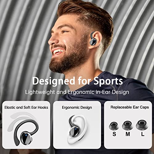 Wireless Sport Headphones with 48H HiFi Sound
