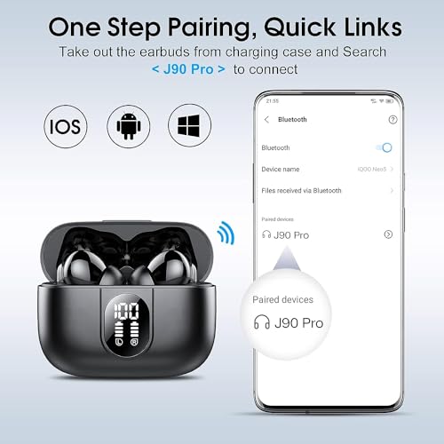 Csasan Bluetooth 5.3 Wireless Headphones with Mic