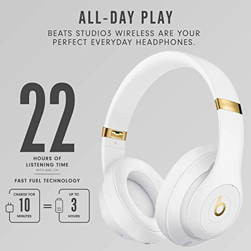 Beats Studio3 Wireless Noise-Cancelling Headphones - White