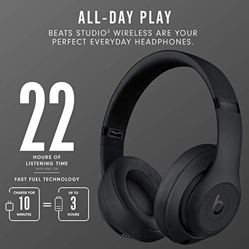 Beats Studio3 Wireless Noise Cancelling Headphones - Matte Black