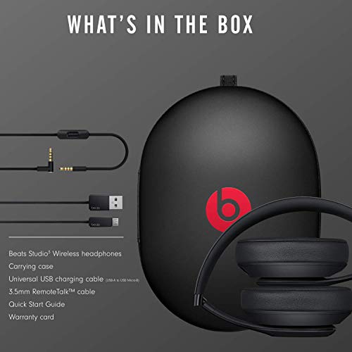 Beats Studio3 Wireless Noise Cancelling Headphones - Matte Black
