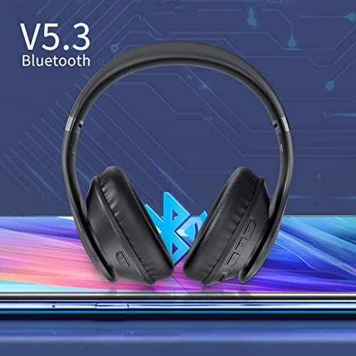 Uliptz Bluetooth Over-Ear Headphones with 65-Hour Playtime