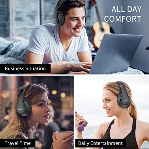 Uliptz Bluetooth Over-Ear Headphones with 65-Hour Playtime