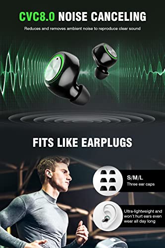 Wireless Bluetooth Earbuds with LED Power Display