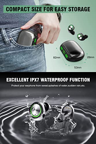 Wireless Bluetooth Earbuds with LED Power Display