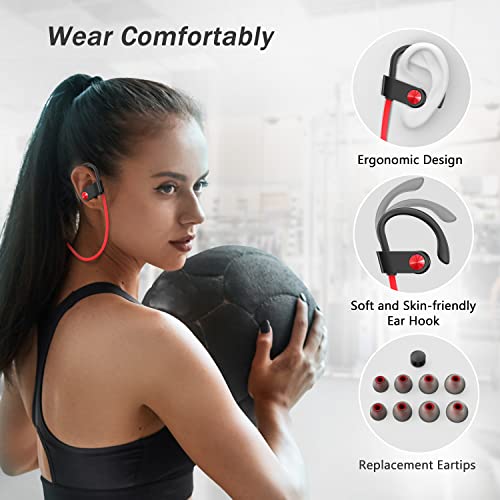 Wireless Bluetooth 5.3 Sports Earbuds with IPX7 Waterproof