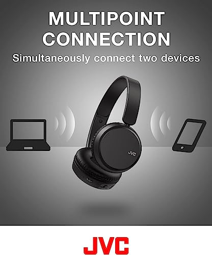 JVC HA-Z37W-B Wireless Bluetooth On-Ear Headphones