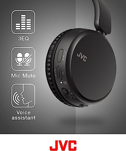JVC HA-Z37W-B Wireless Bluetooth On-Ear Headphones